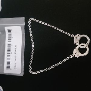 NWT Silver Handcuff Anklet